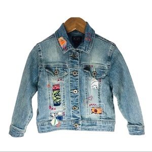 The Children’s Place toddler patchwork jean jacket